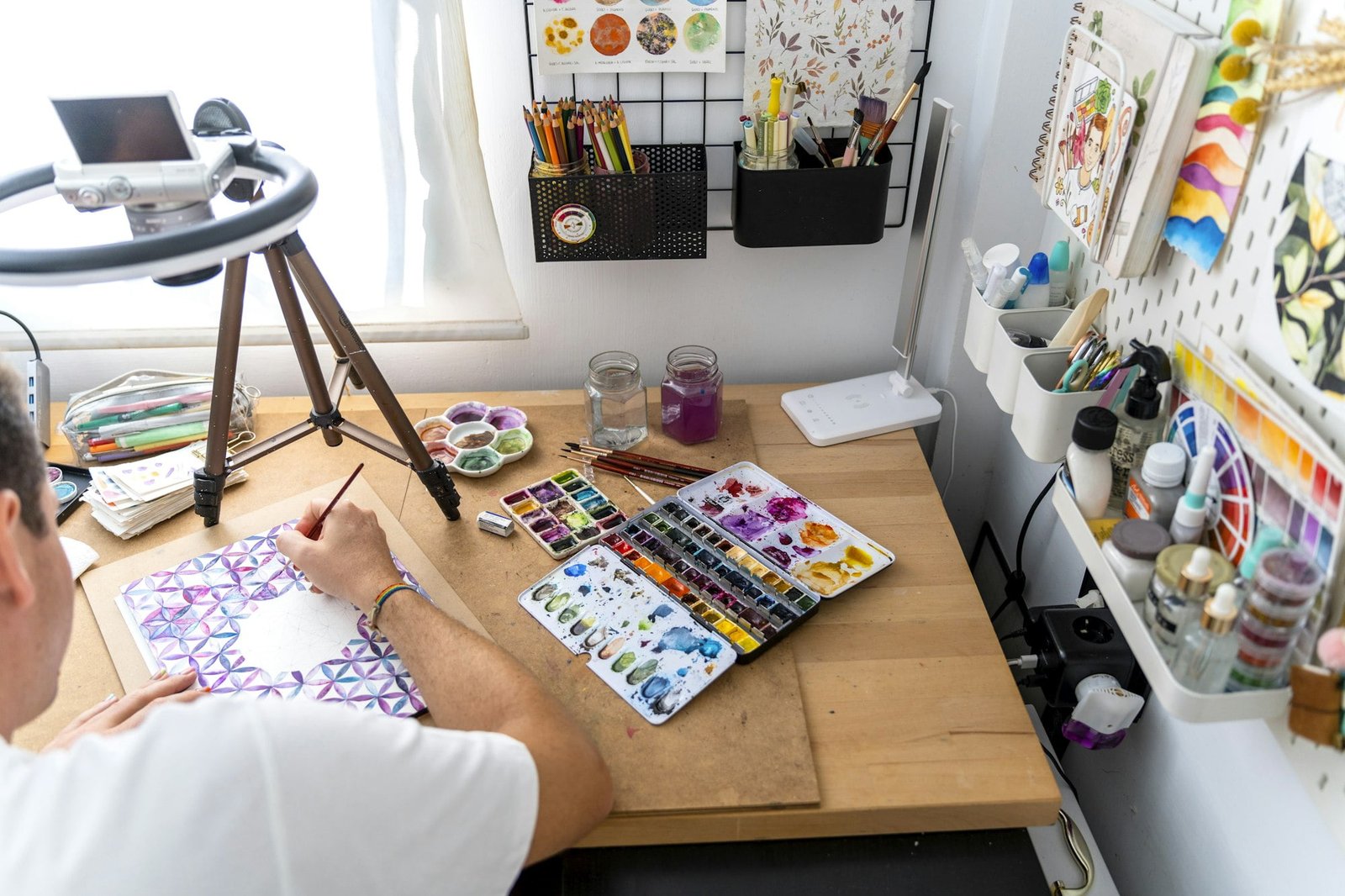 Palette Adventures: LGBTQ+ Watercolorist Embarking on Colorful Journeys